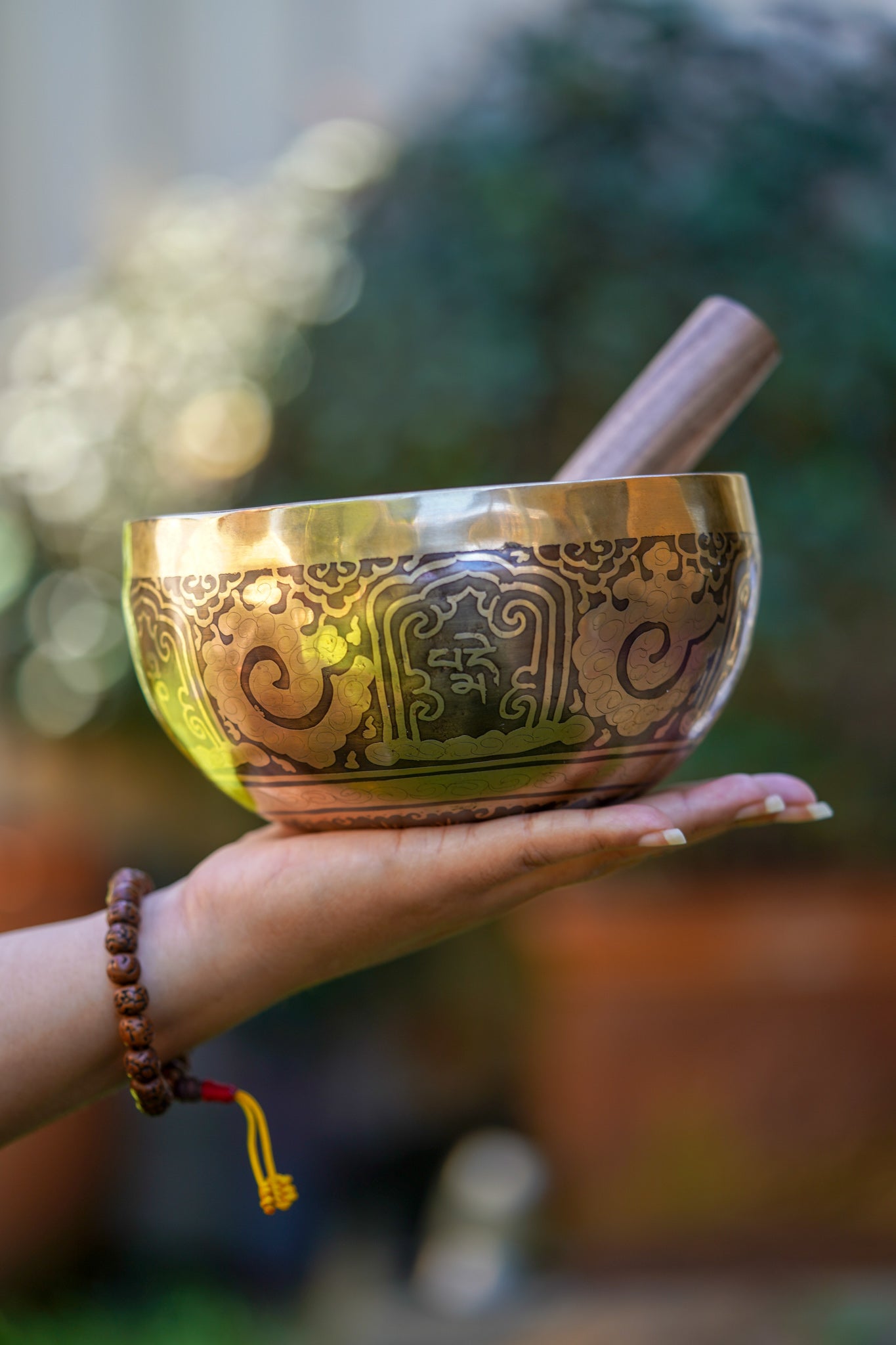 Shri Ganesh Singing Bowl - Lucky Thanka