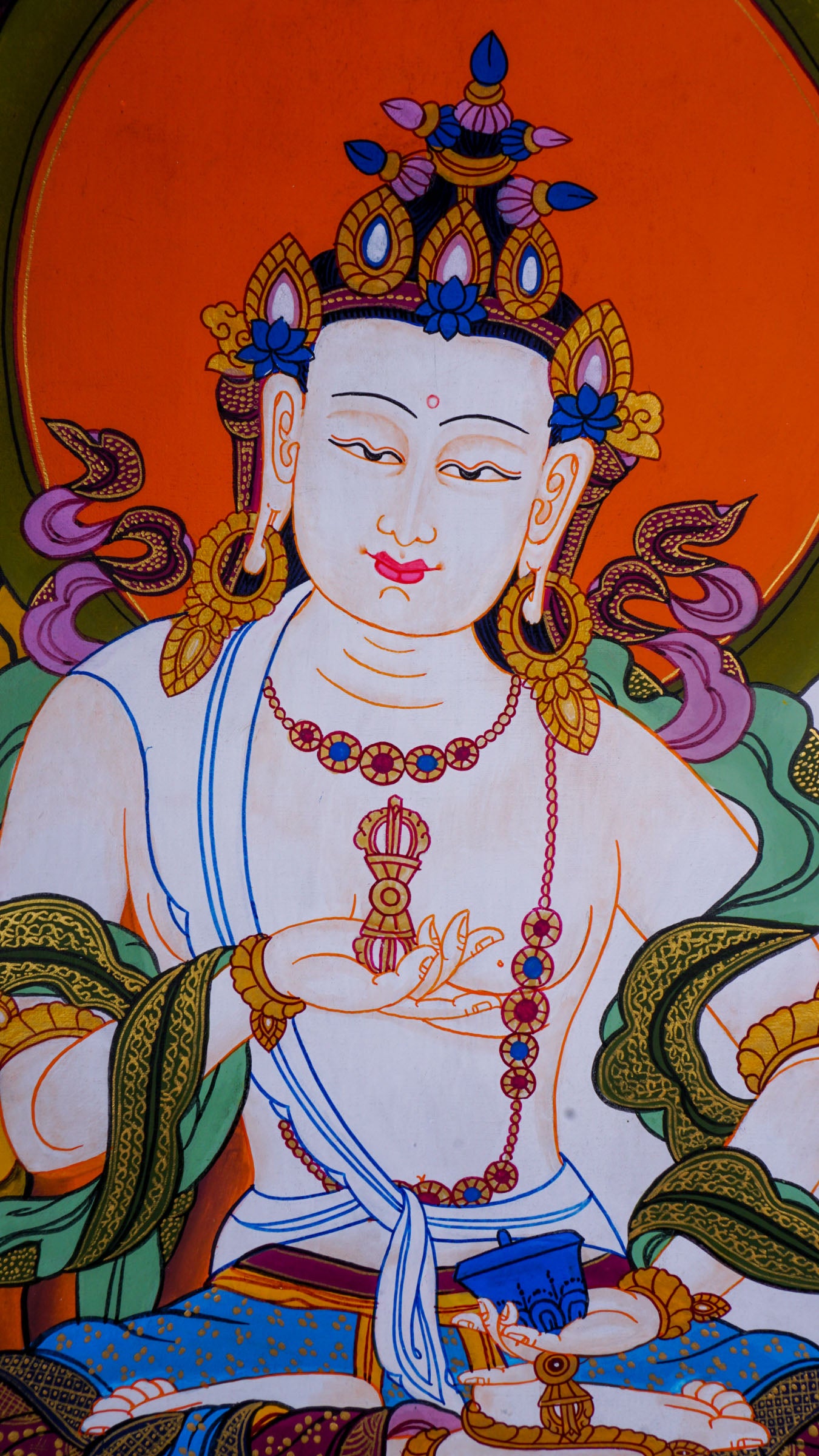 Vajrasattva Thangka - Lucky Thanka