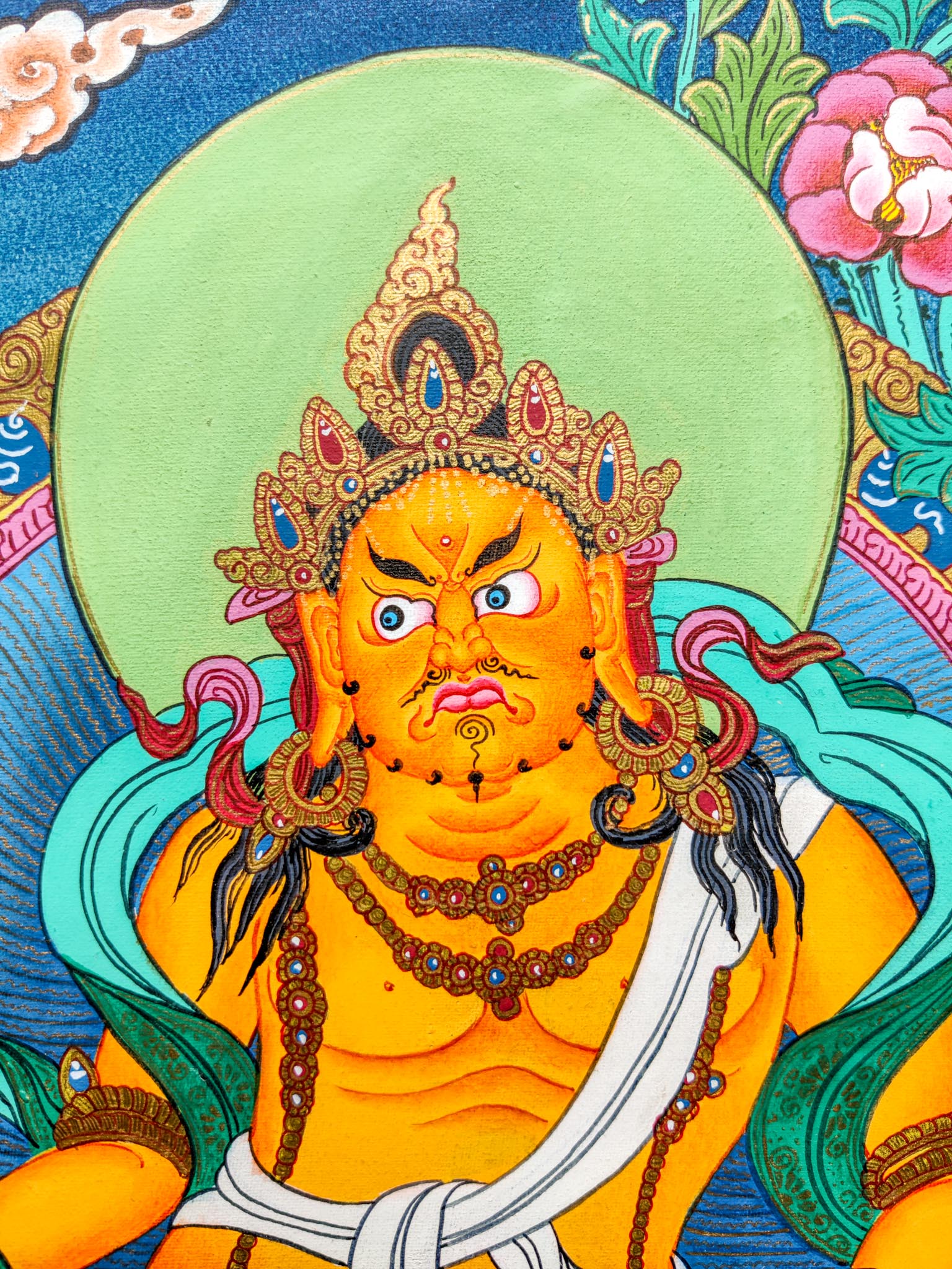 Zambala Painting - Lucky Thanka