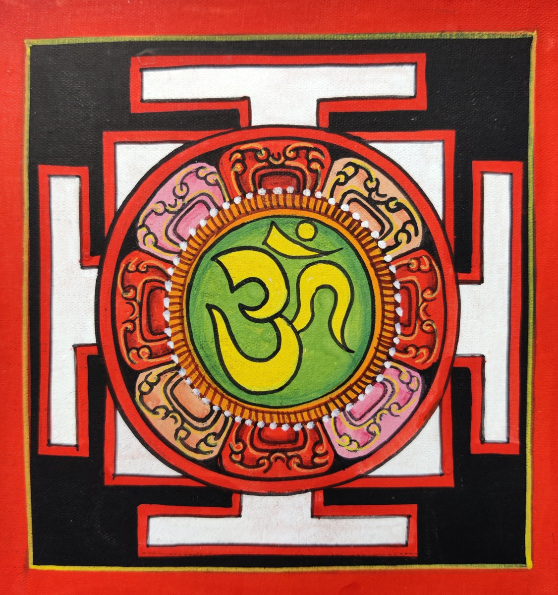 Shri Yantra Mandala - Lucky Thanka