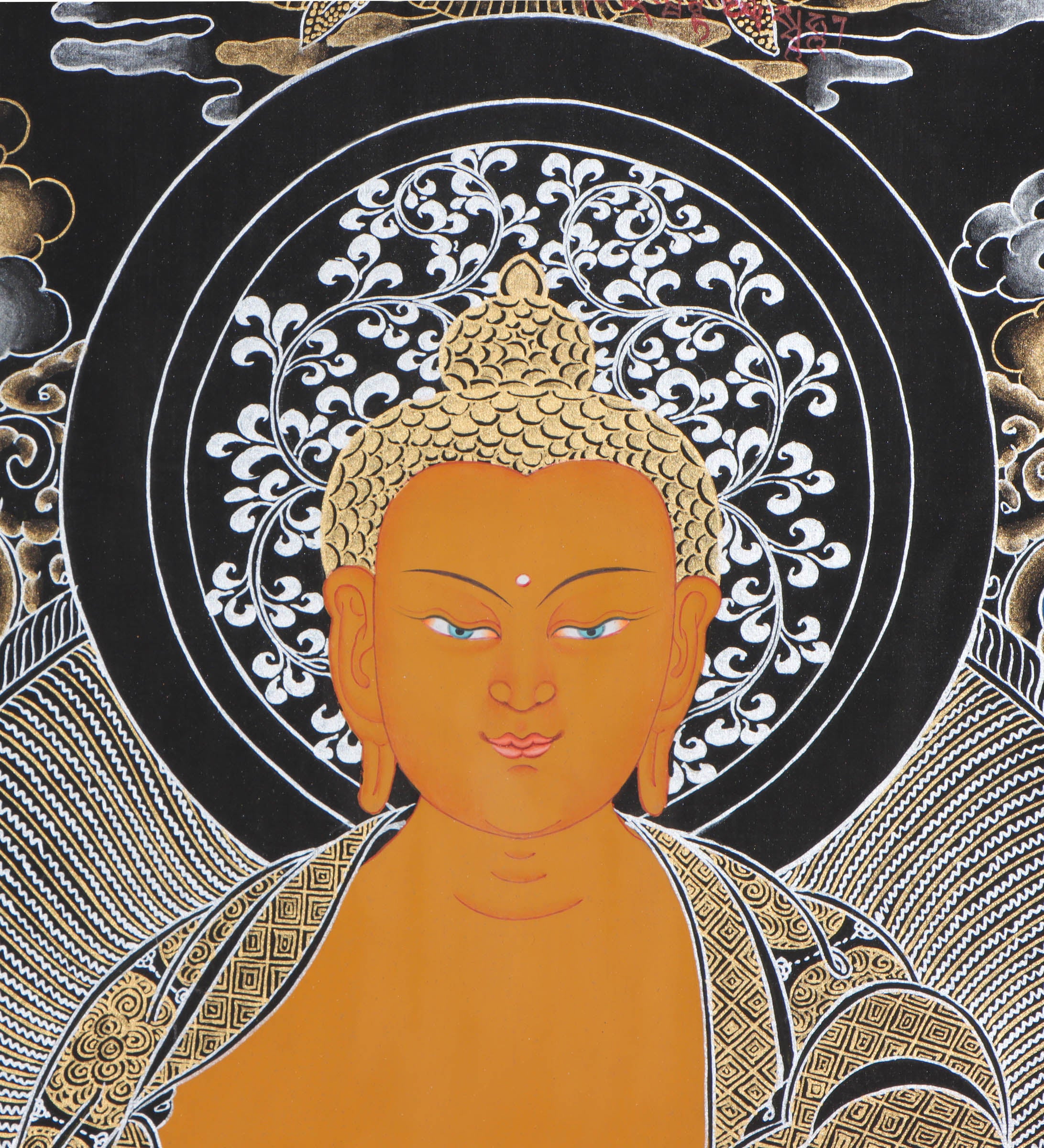 Shakyamuni Buddha with Tara thangka painting - Lucky Thanka