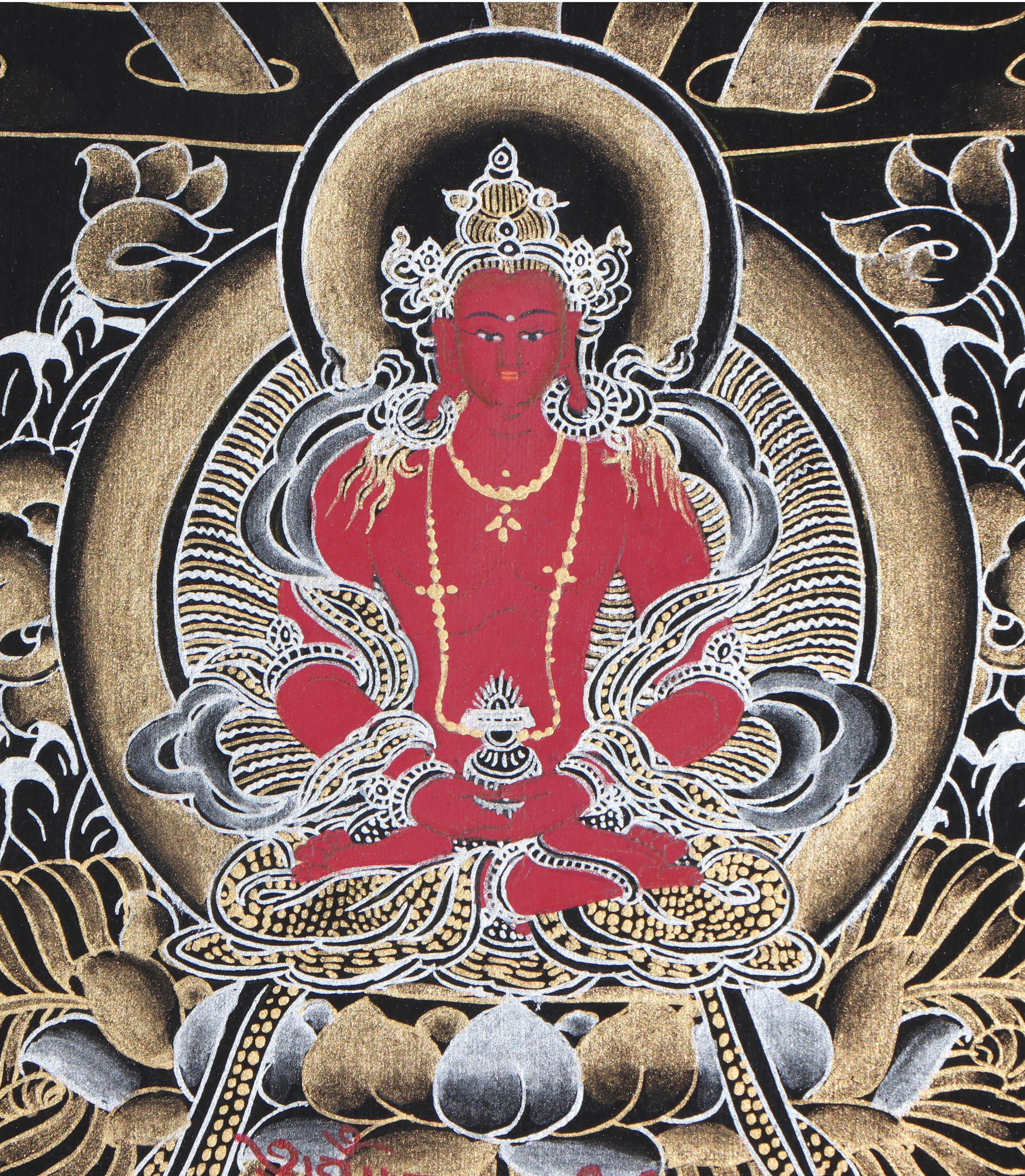 Shakyamuni Buddha with Tara thangka painting - Lucky Thanka