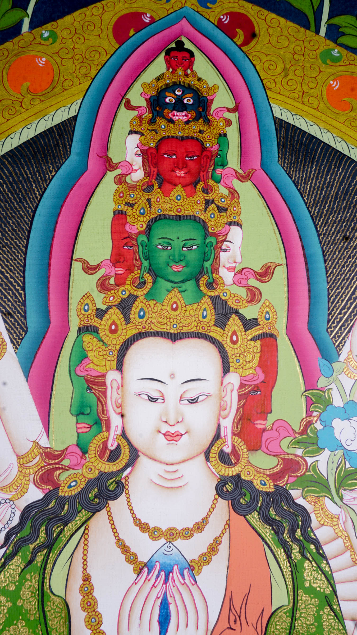 High Quality Avalokiteshvara - Lucky Thanka