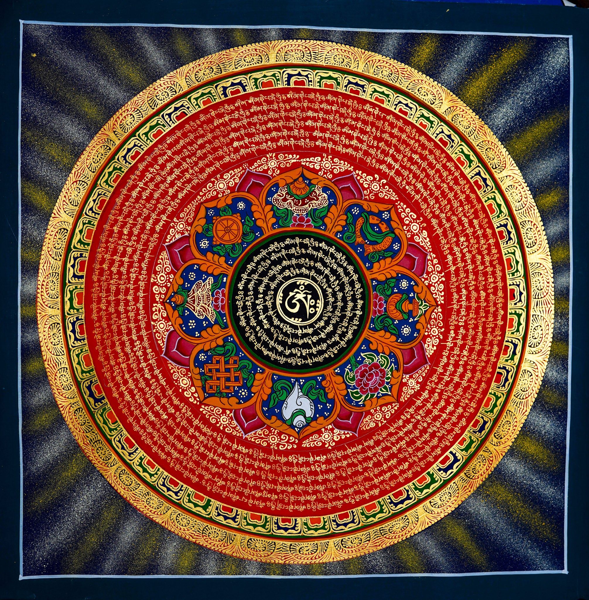 Auspicious Mandala for Family - Lucky Thanka