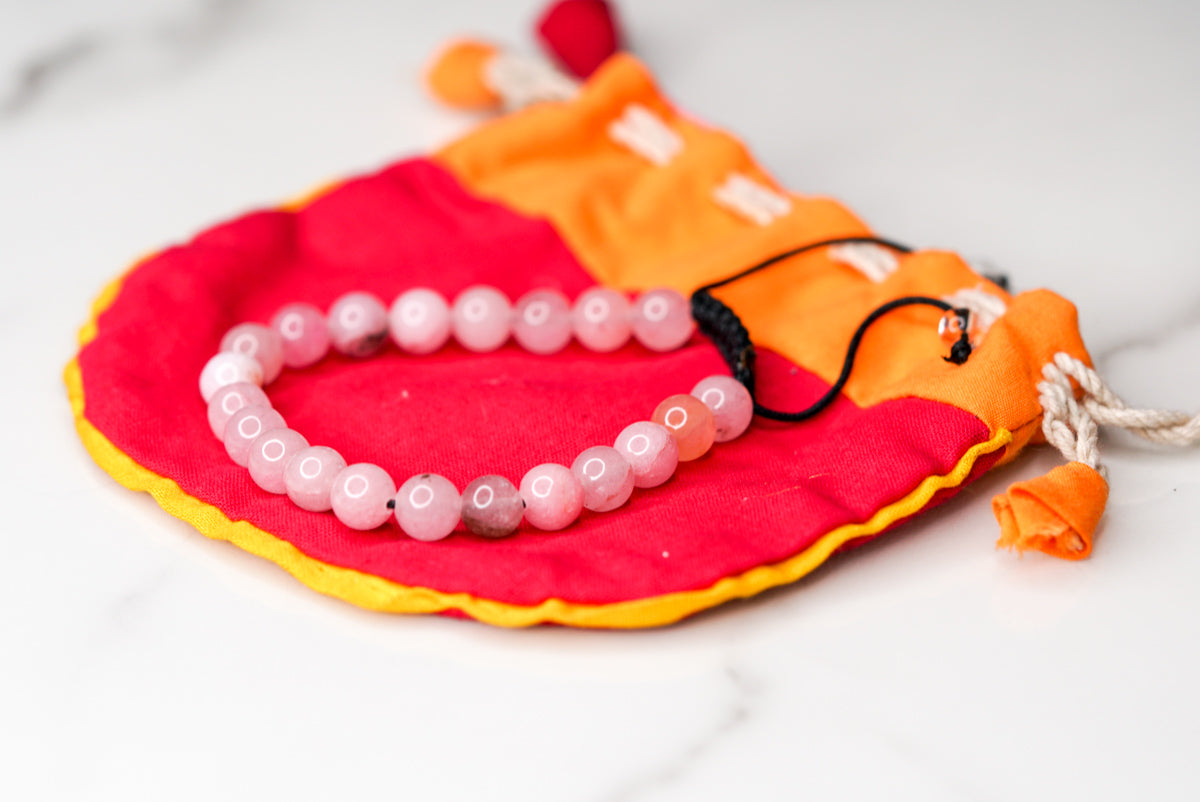 Rose Quartz Bracelet - Lucky Thanka