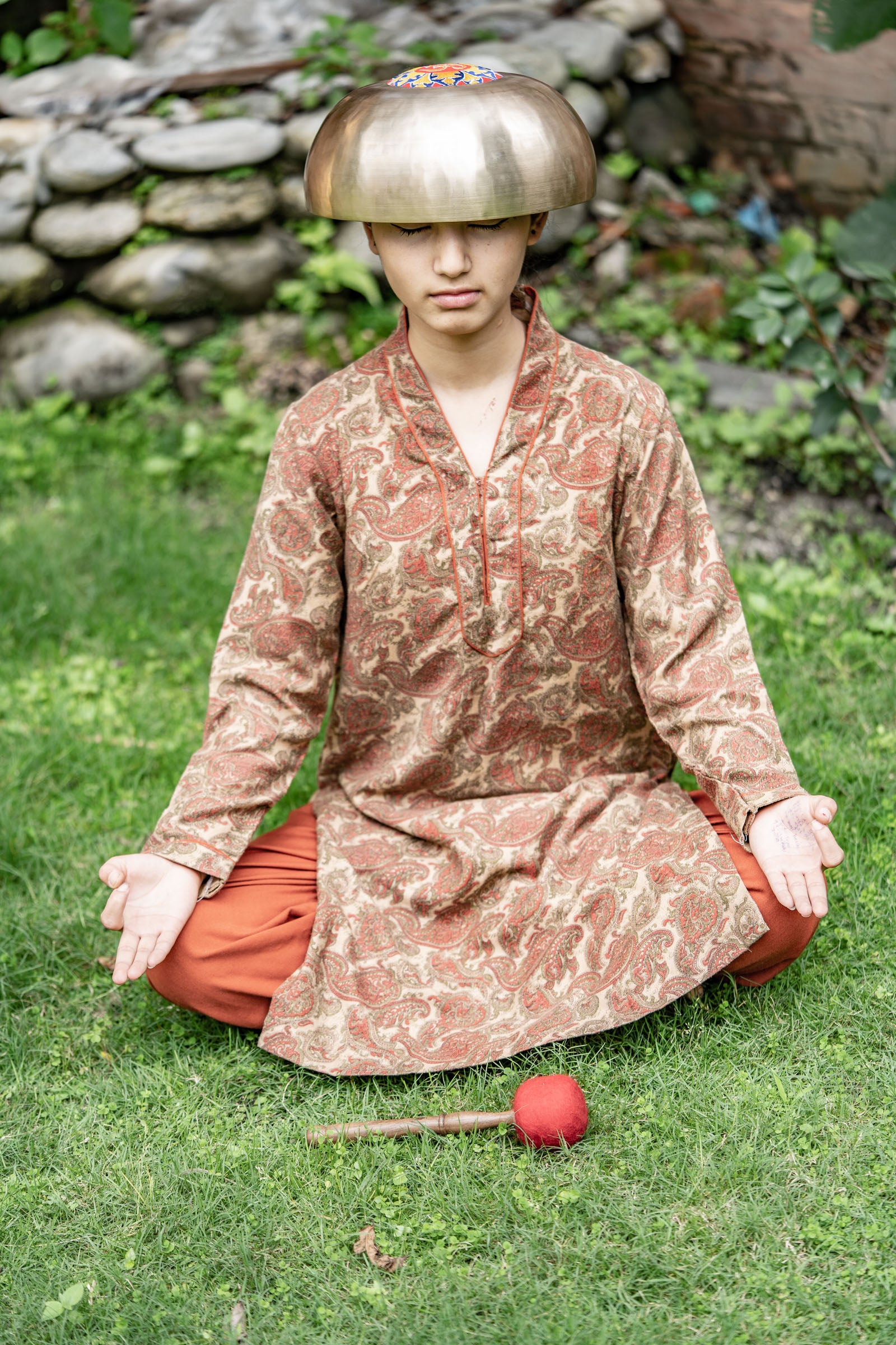 Singing Bowl for Head & Knee - Lucky Thanka