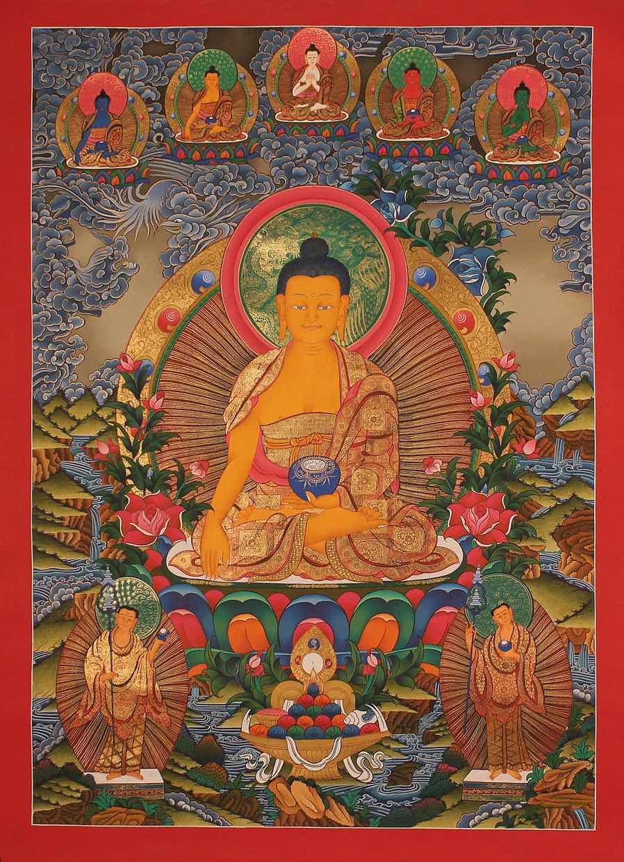 Shakyamuni Buddha - Lucky Thanka