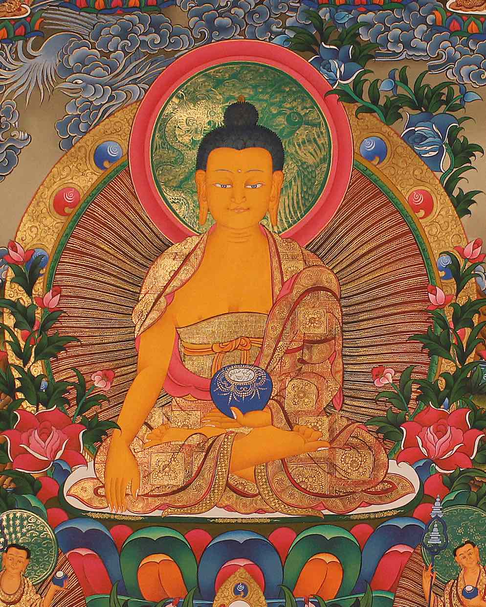 Shakyamuni Buddha - Lucky Thanka