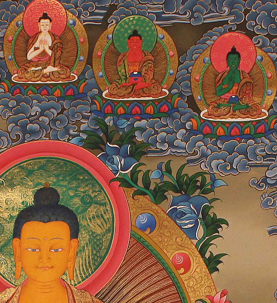 Shakyamuni Buddha - Lucky Thanka