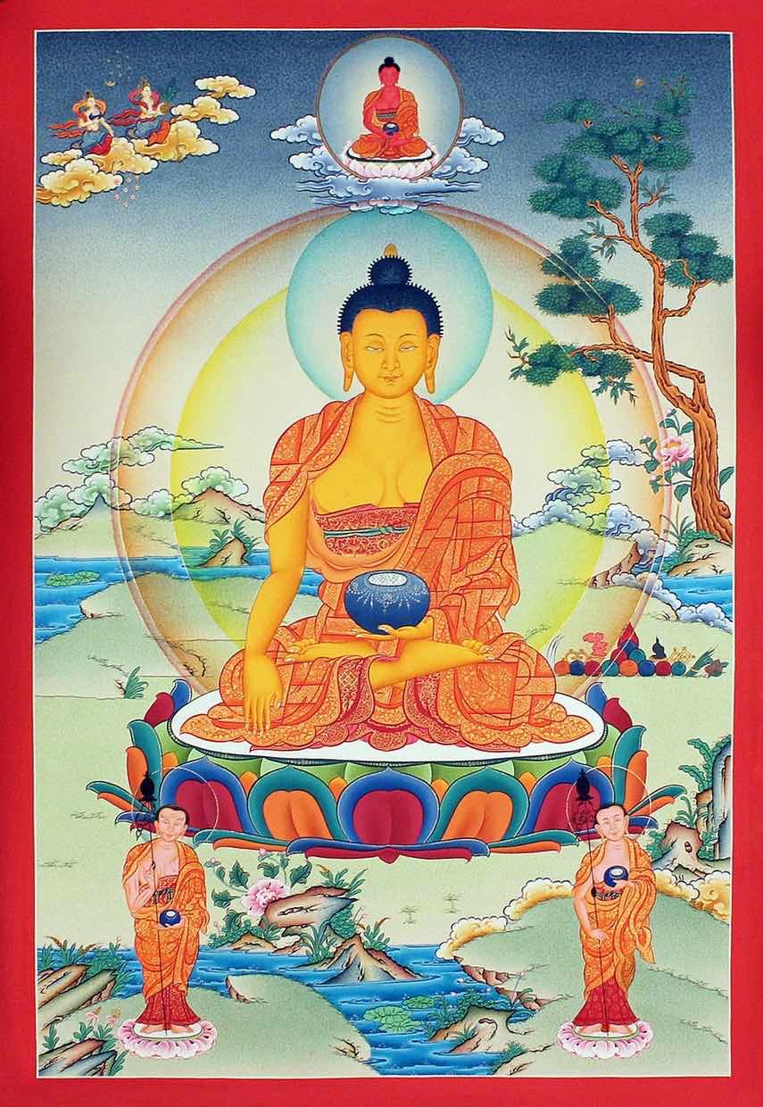 Shakyamuni Buddha - Lucky Thanka