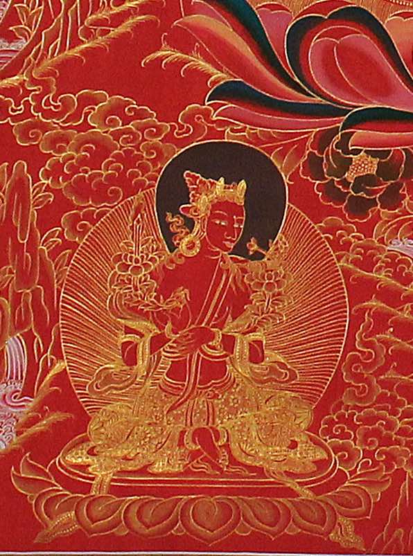 Tibetan Thangka Painting of Shakyamuni Buddha - Lucky Thanka