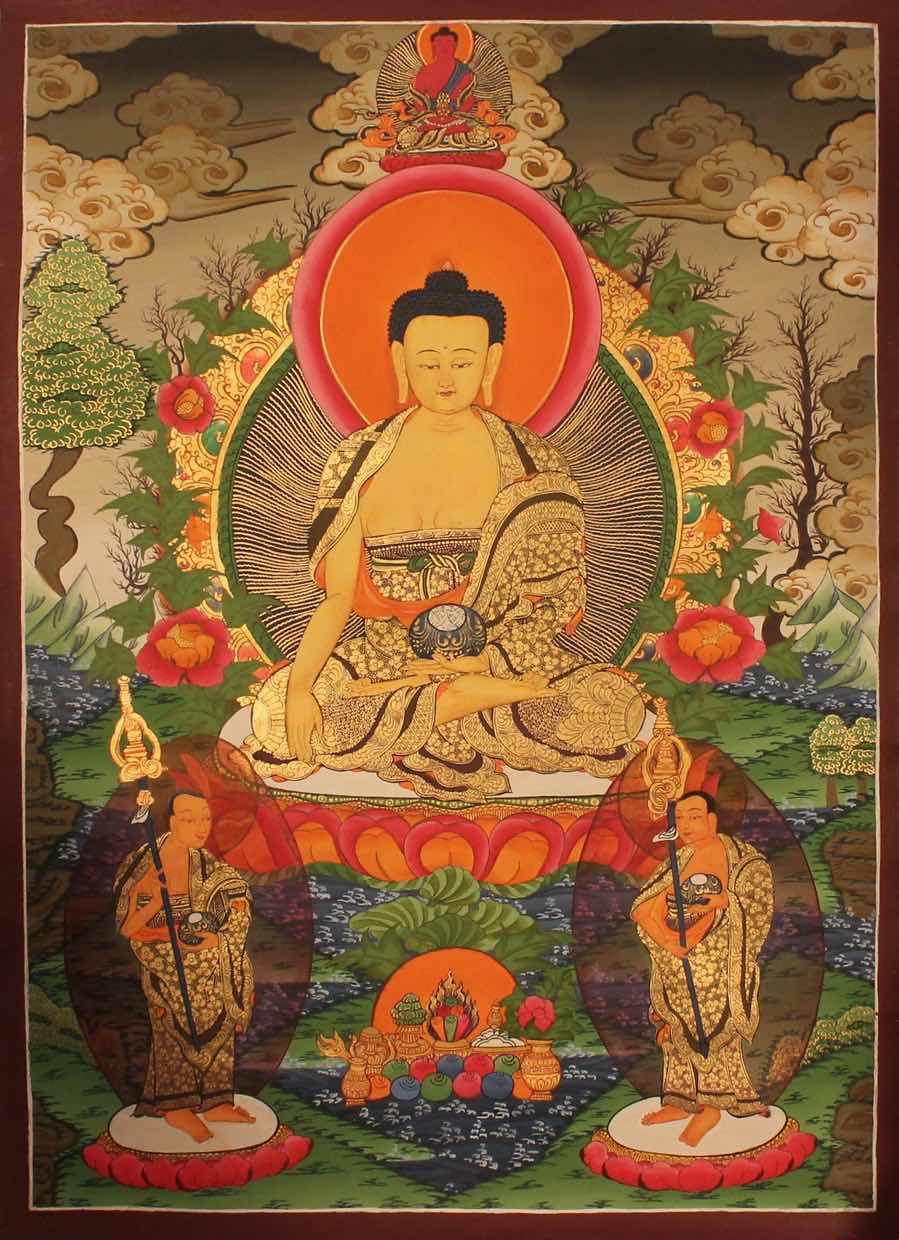 Shakyamuni Buddha - Lucky Thanka