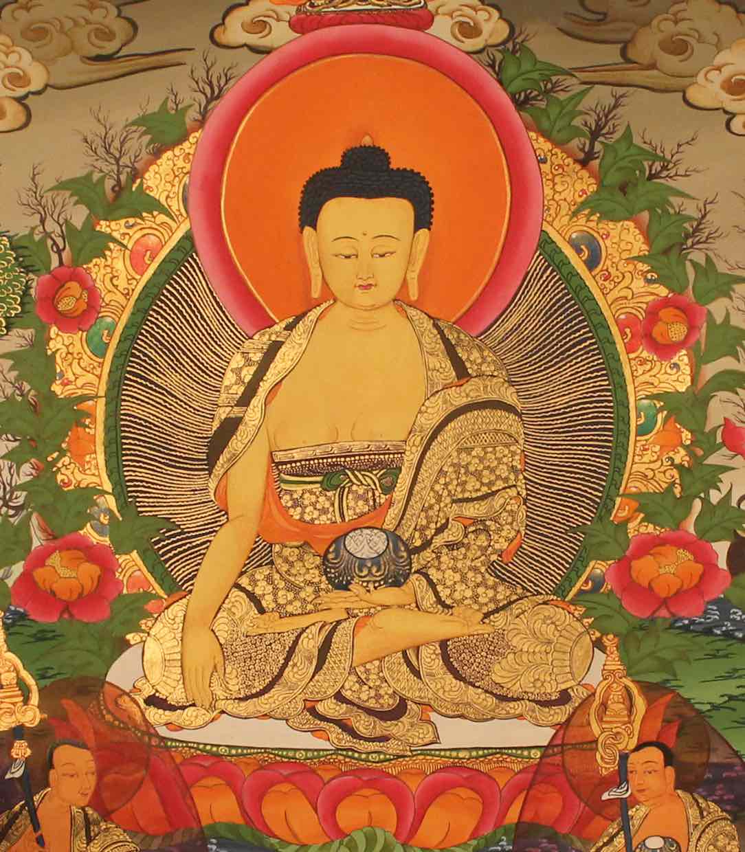 Shakyamuni Buddha - Lucky Thanka