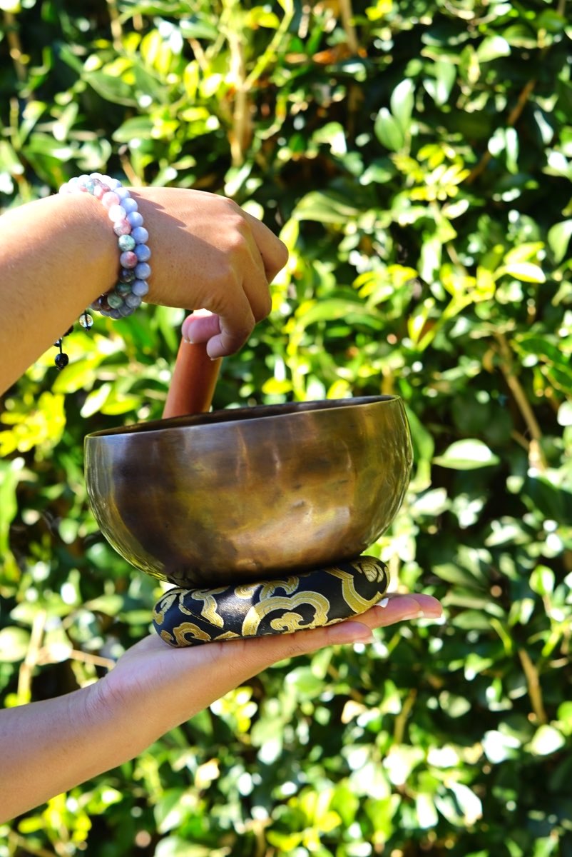 Hand Hammered Tiger Style Singing Bowl - Lucky Thanka
