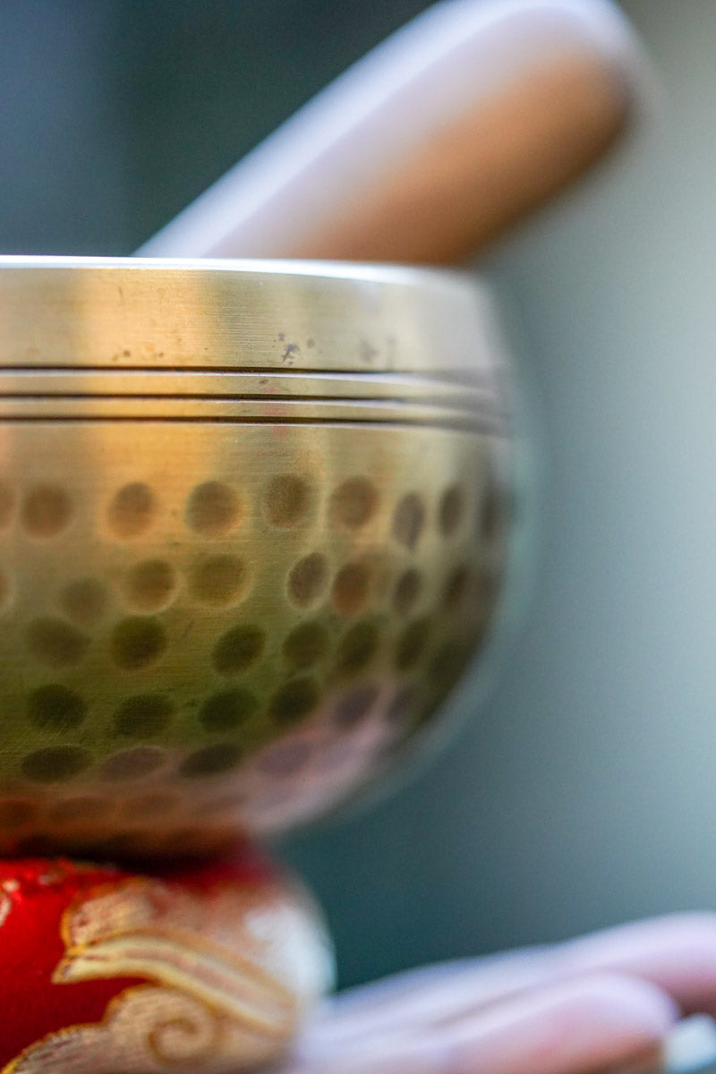 Hammered Style Tibetan Singing Bowl - Lucky Thanka