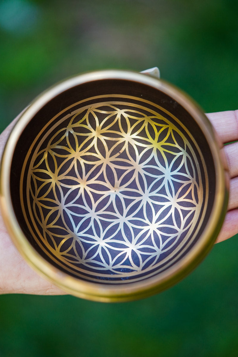 Seed of Life Singing Bowl - Lucky Thanka