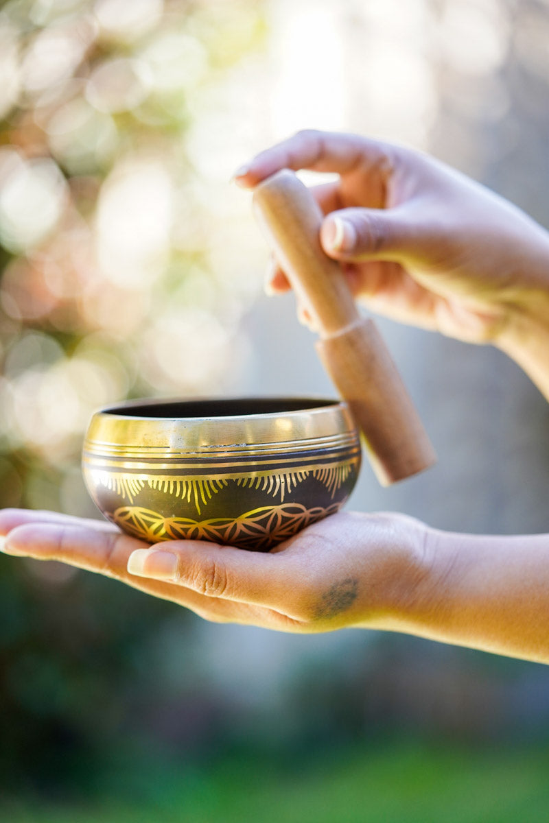 Seed of Life Singing Bowl - Lucky Thanka