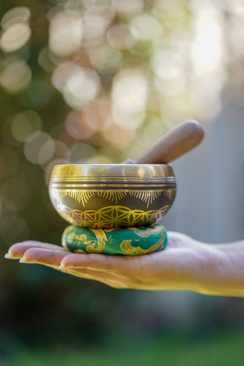 Seed of Life Singing Bowl - Lucky Thanka