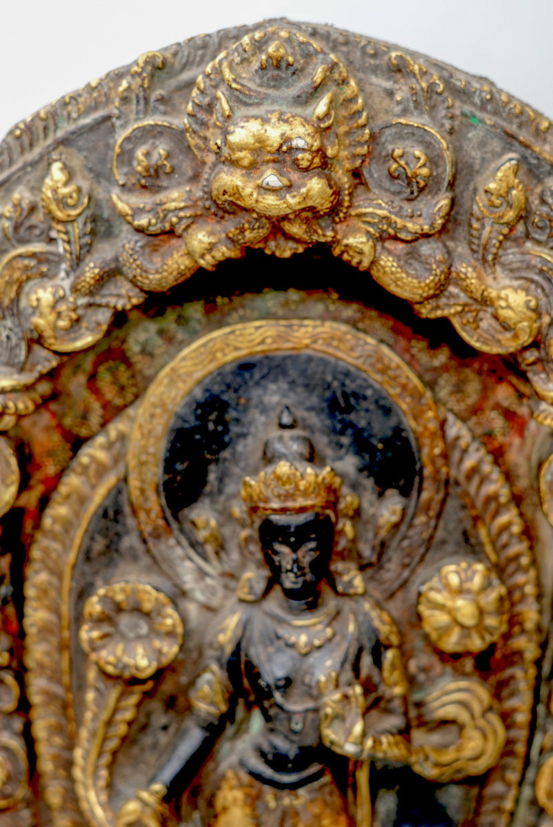 Standing Avalokiteshvara Sculpture - Lucky Thanka