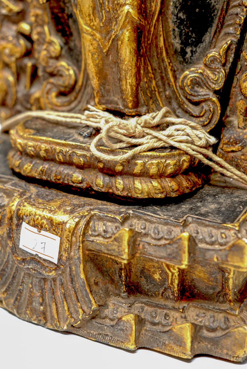 Standing Avalokiteshvara Sculpture - Lucky Thanka