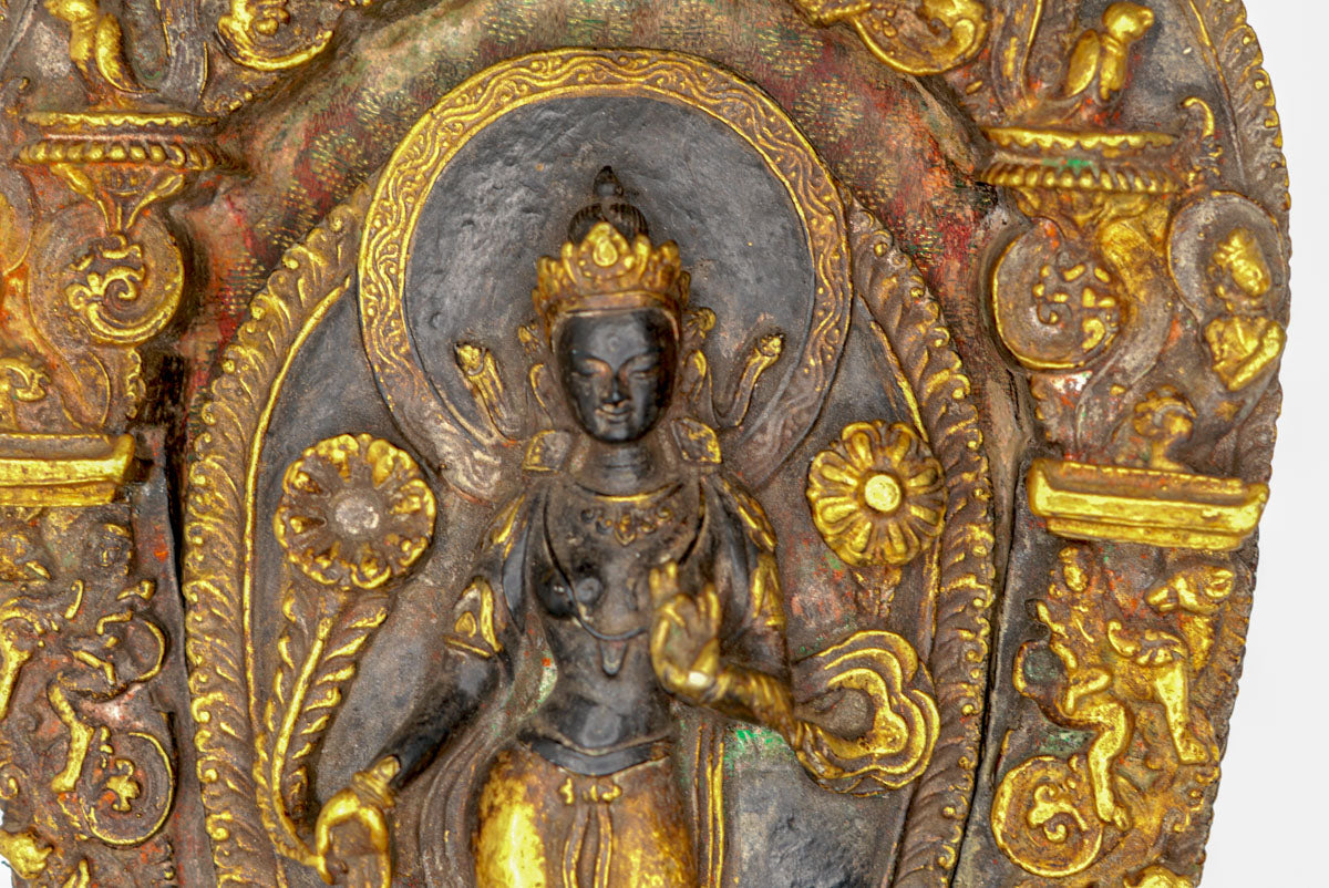 Standing Avalokiteshvara Sculpture - Lucky Thanka