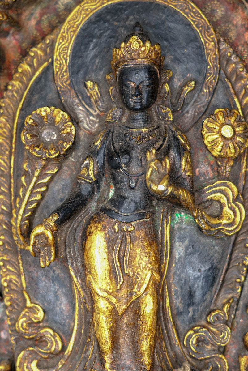 Standing Avalokiteshvara Sculpture - Lucky Thanka