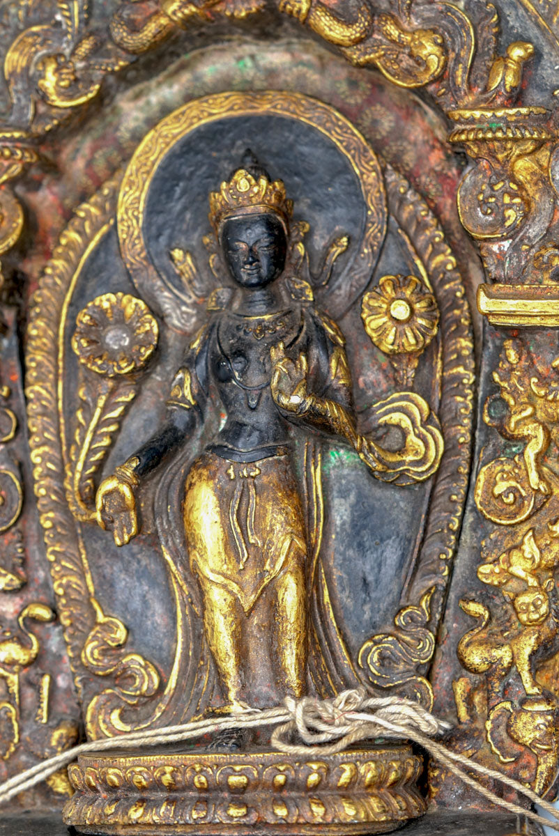 Standing Avalokiteshvara Sculpture - Lucky Thanka