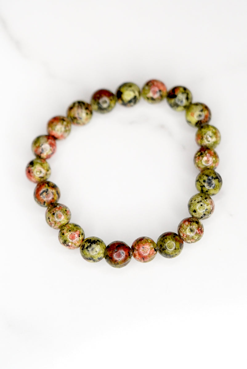 Unakite Bracelet - Lucky Thanka