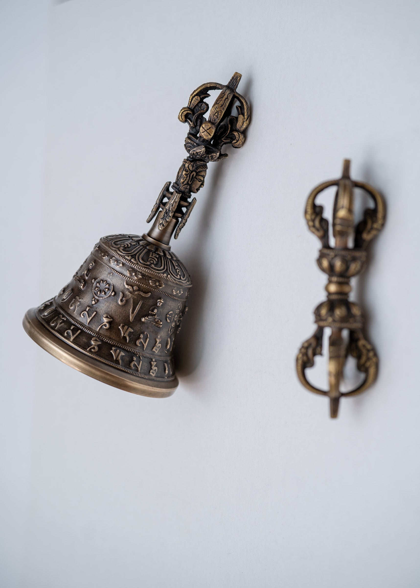 Vajra and bell - Handmade in Nepal - LuckyThanka