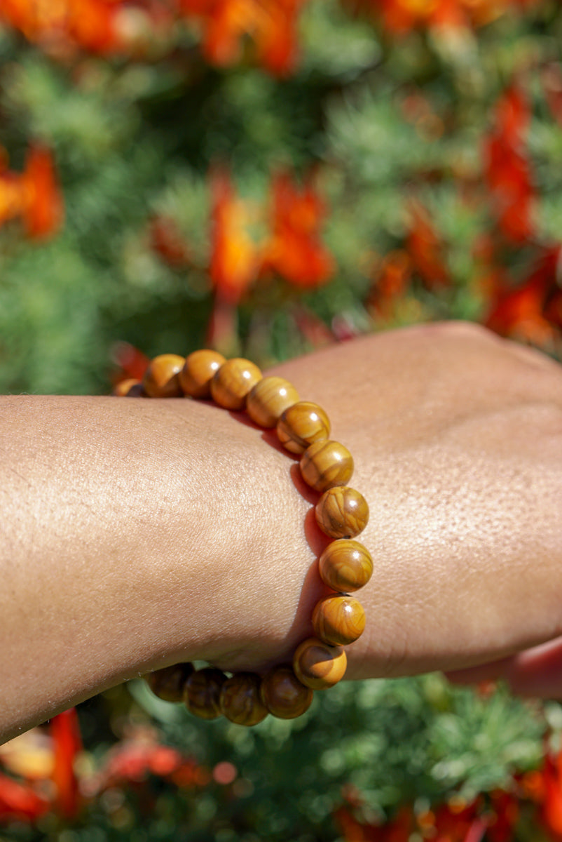 Tiger Skin Jasper Bracelet - Lucky Thanka