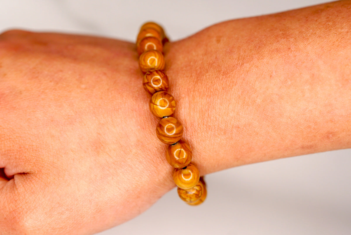 Tiger Skin Jasper Bracelet - Lucky Thanka