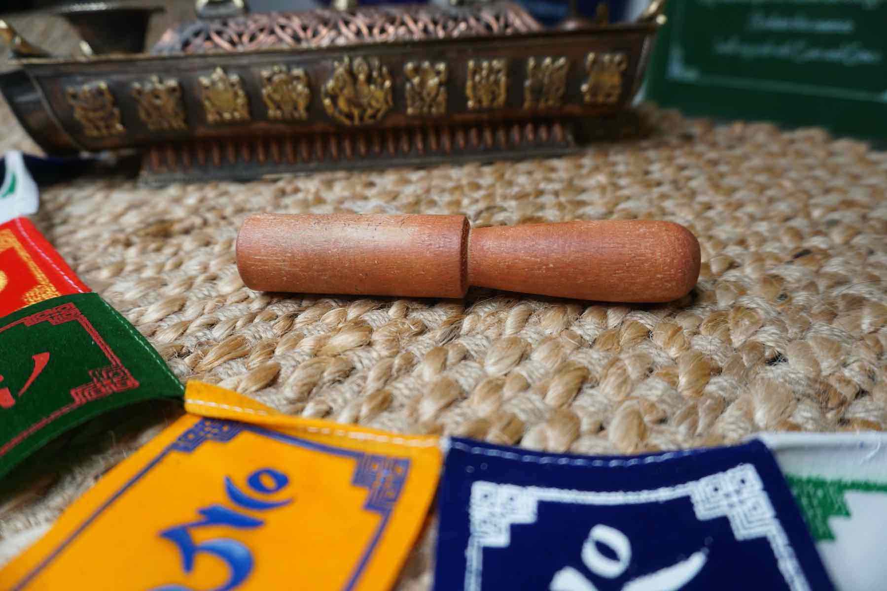 Vajra Symbol of Purification | Carved Singing Bowl - Lucky Thanka