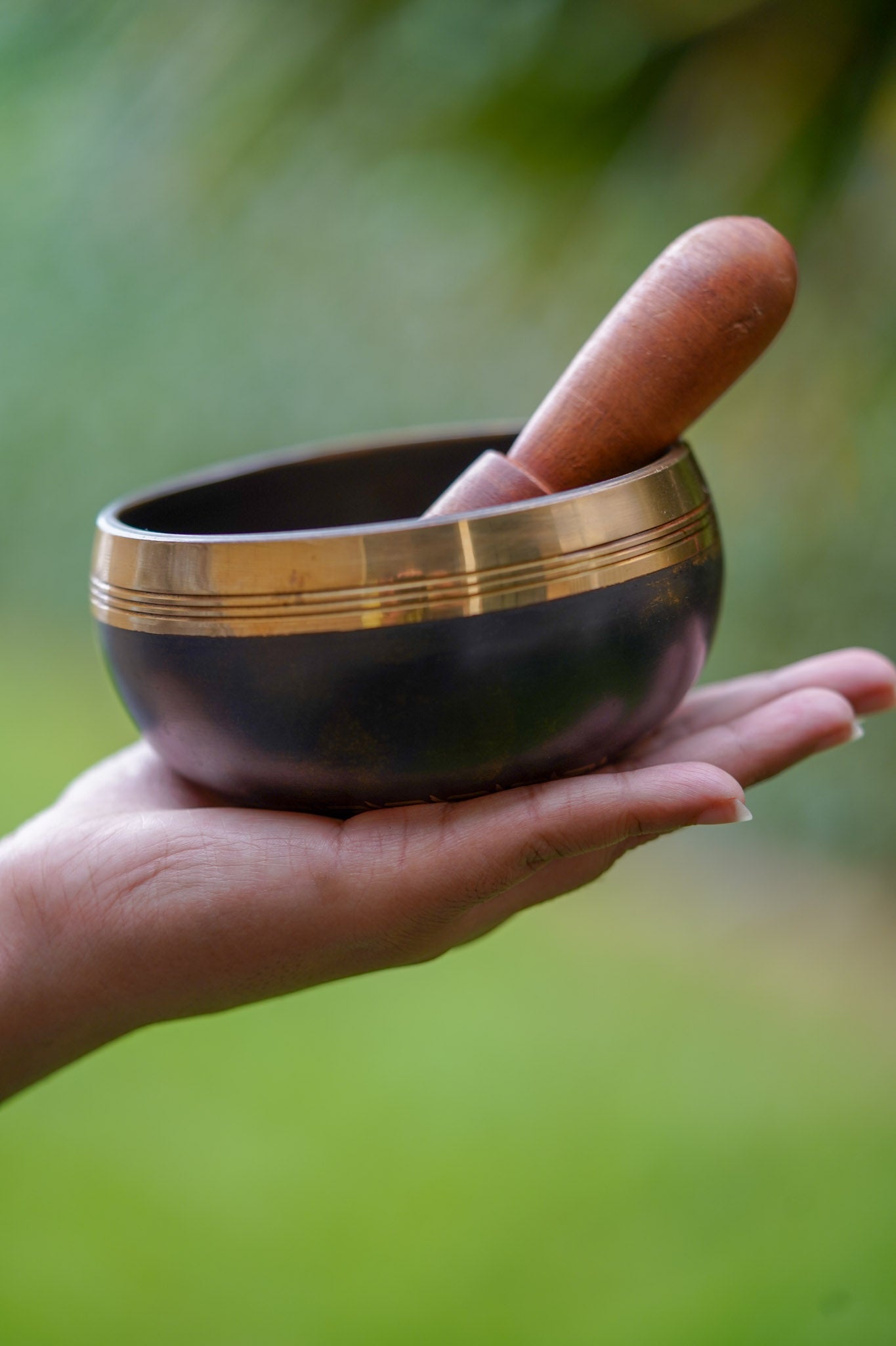 Yin Yang Singing bowl - Lucky Thanka