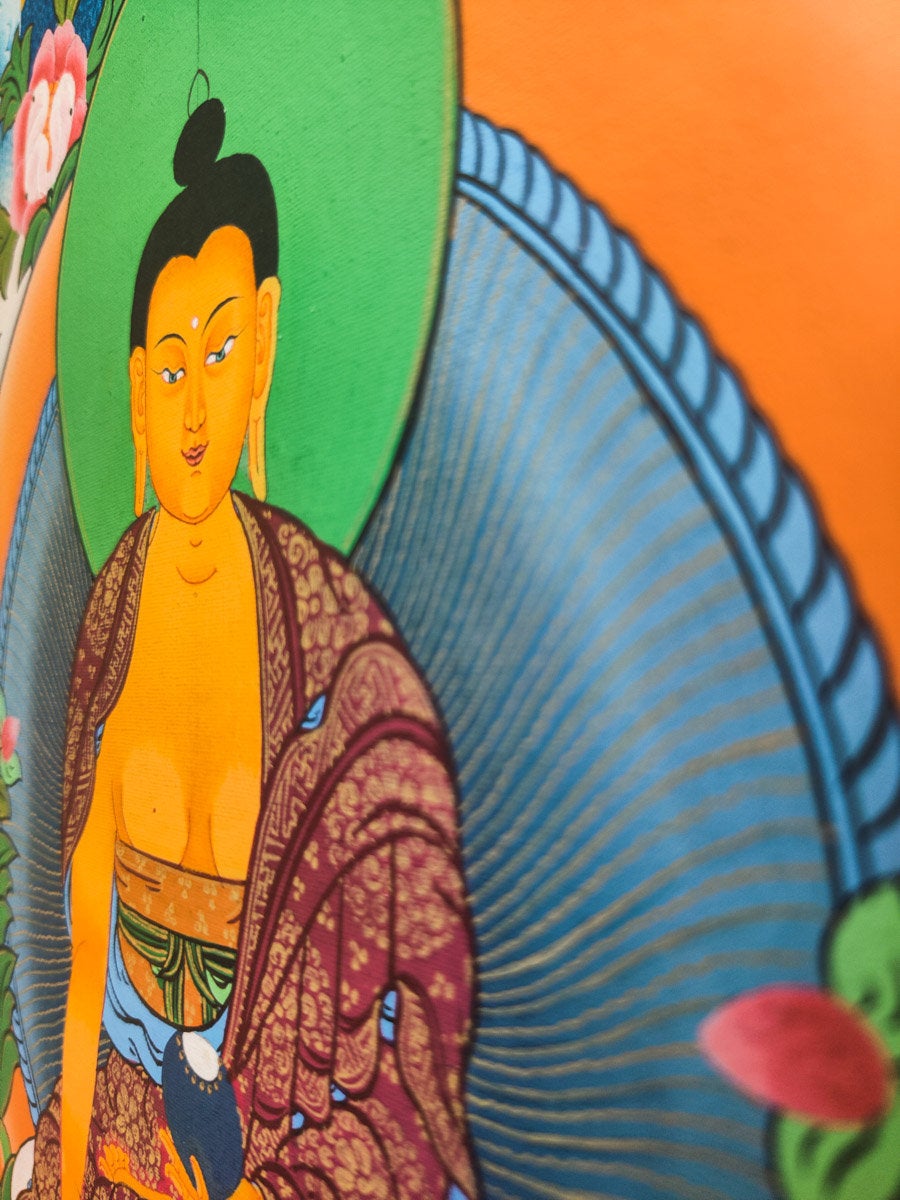 Shakyamuni Buddha Thangka Painting - Lucky Thanka