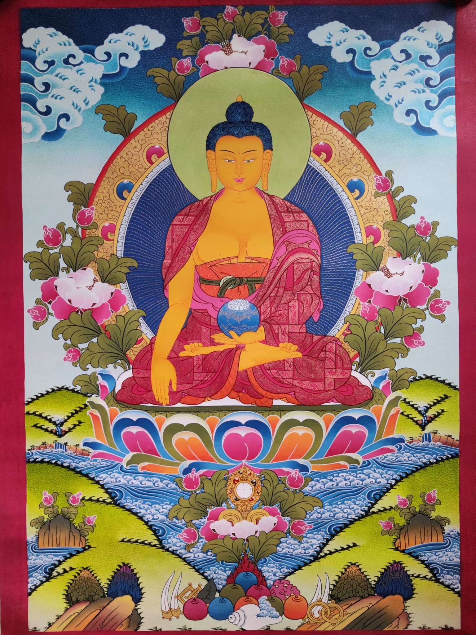High Quality Shakyamuni Buddha - Lucky Thanka