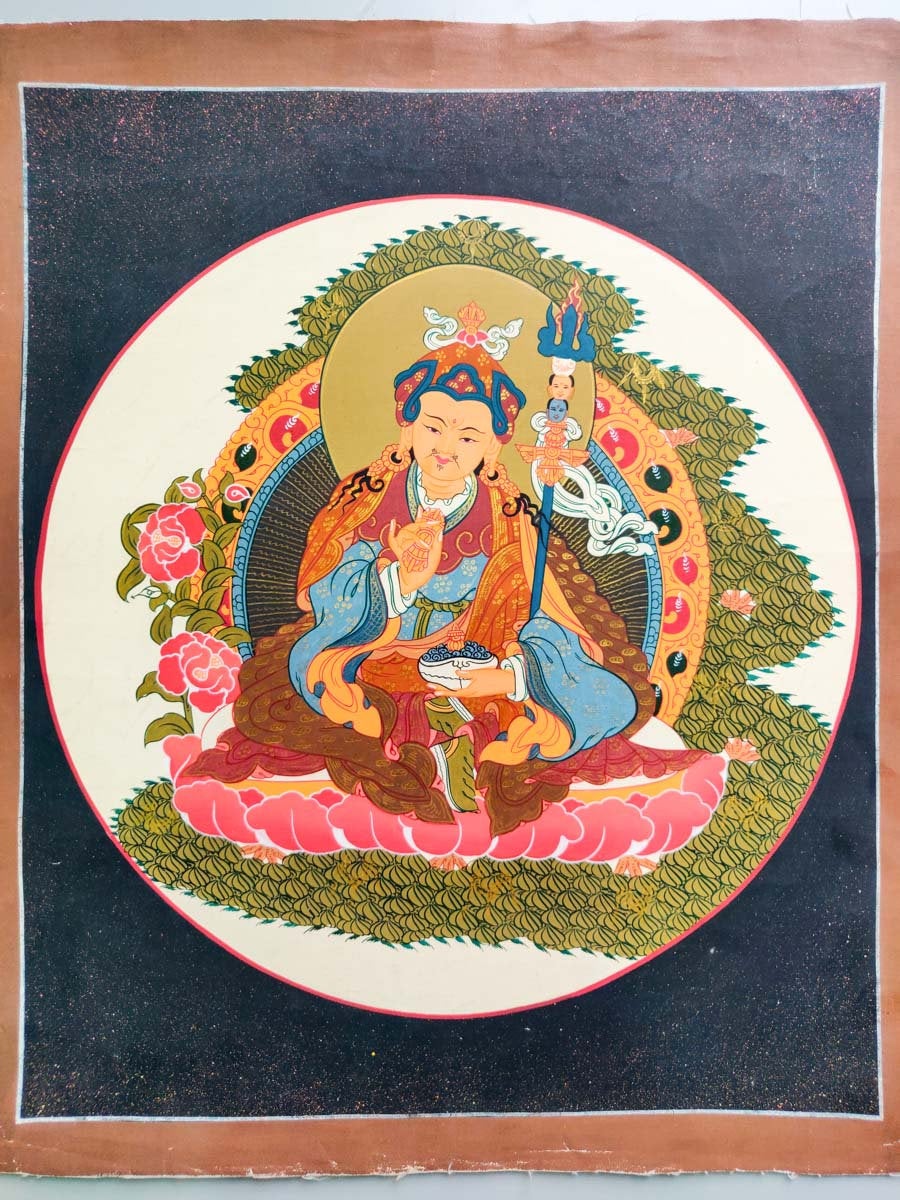 Guru Padmasambhava or Guru Rinpoche Thangka - Lucky Thanka