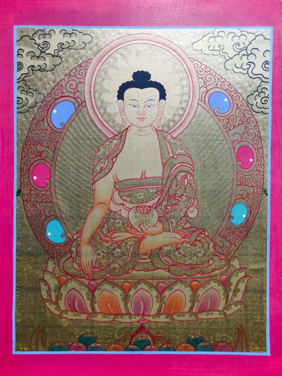 Historical Buddha Shakyamuni - Lucky Thanka
