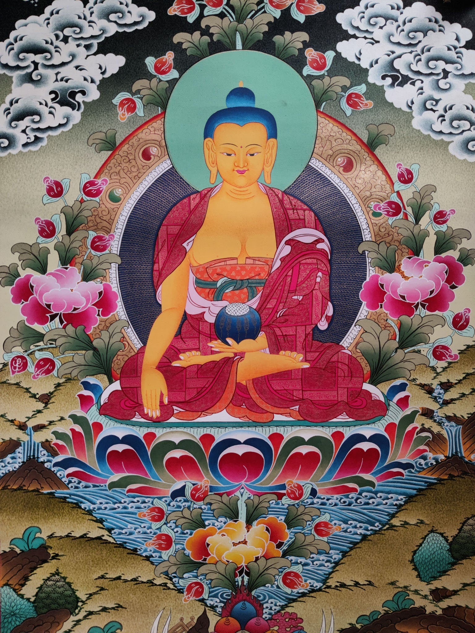 High Quality Shakyamuni Buddha - Lucky Thanka