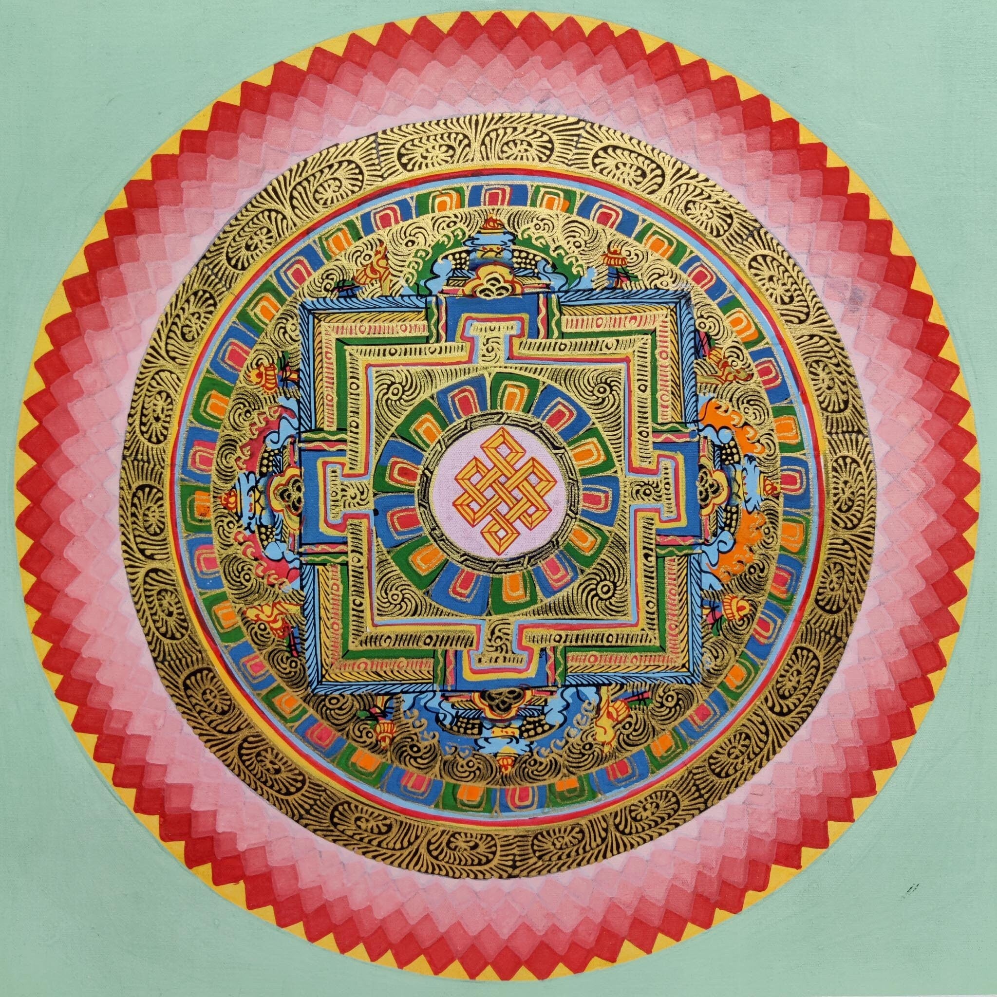 Endless Knot Thangka - Lucky Thanka