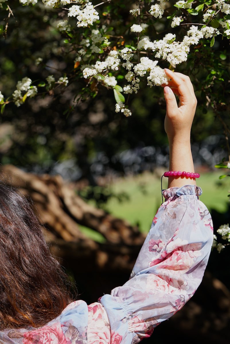 Ruby Stone Bracelet for Creativity and Self Confidence - Lucky Thanka