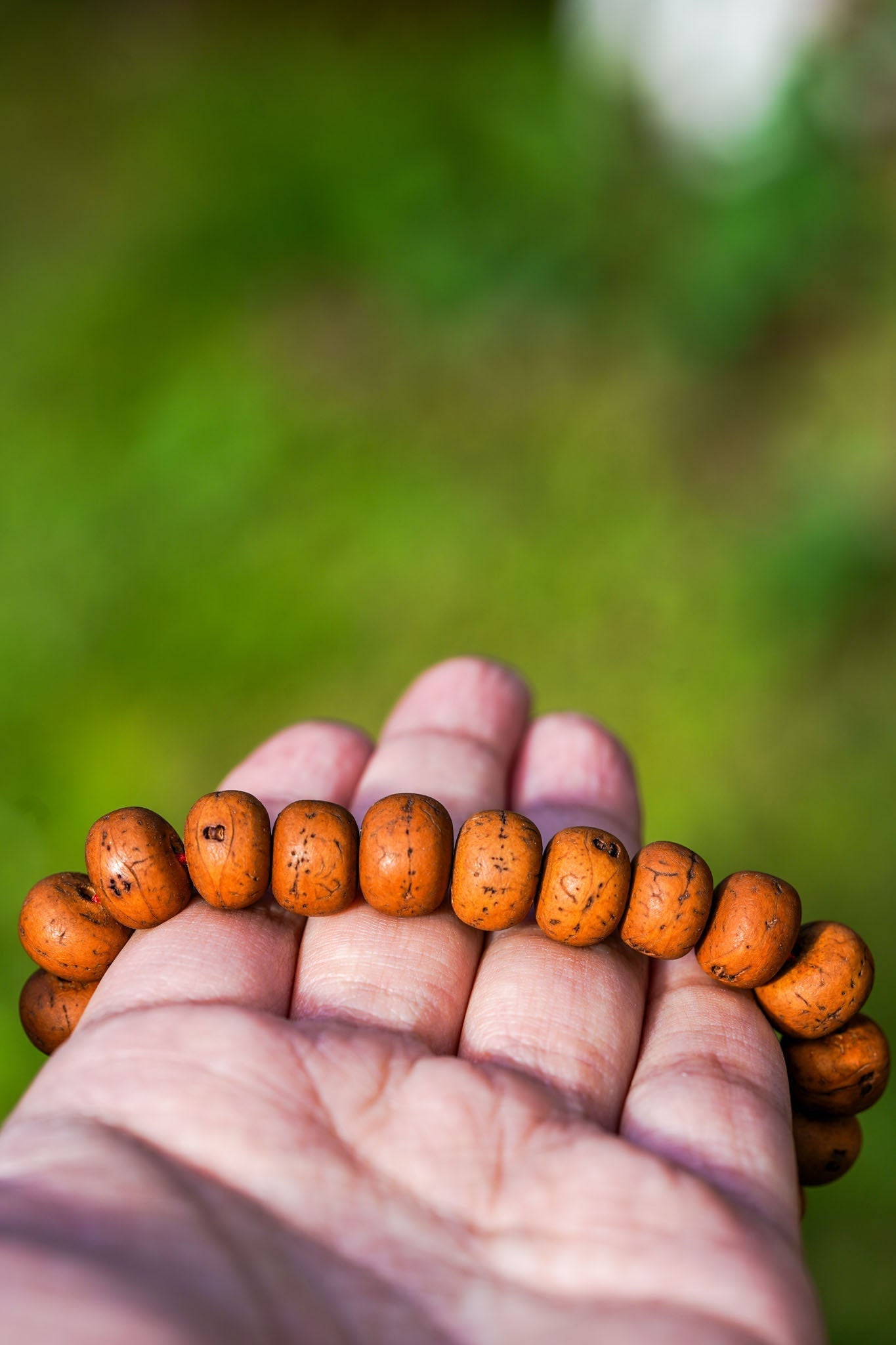 Antique Bodhi Seed Bracelet (Dark Color) - Lucky Thanka