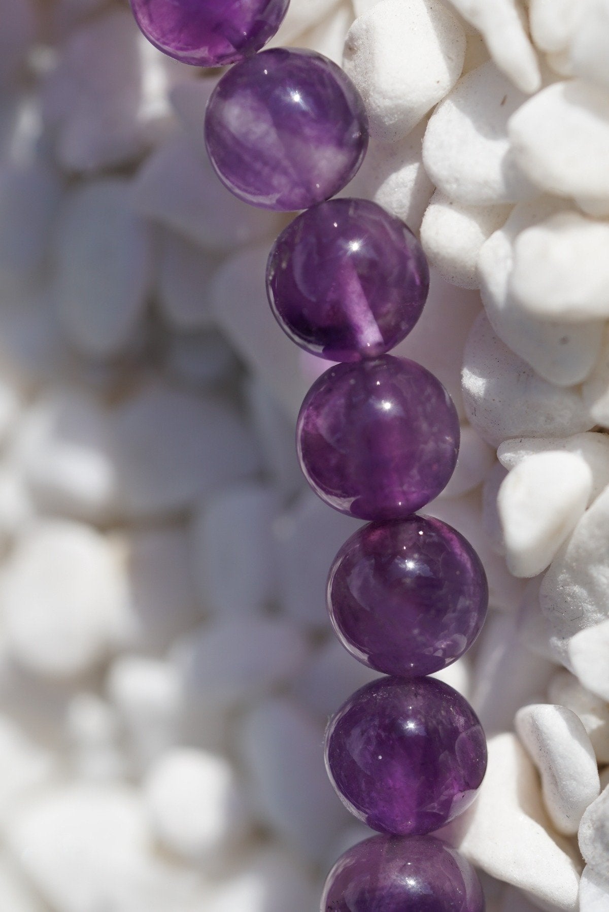 Amethyst handmade Necklace - Lucky Thanka