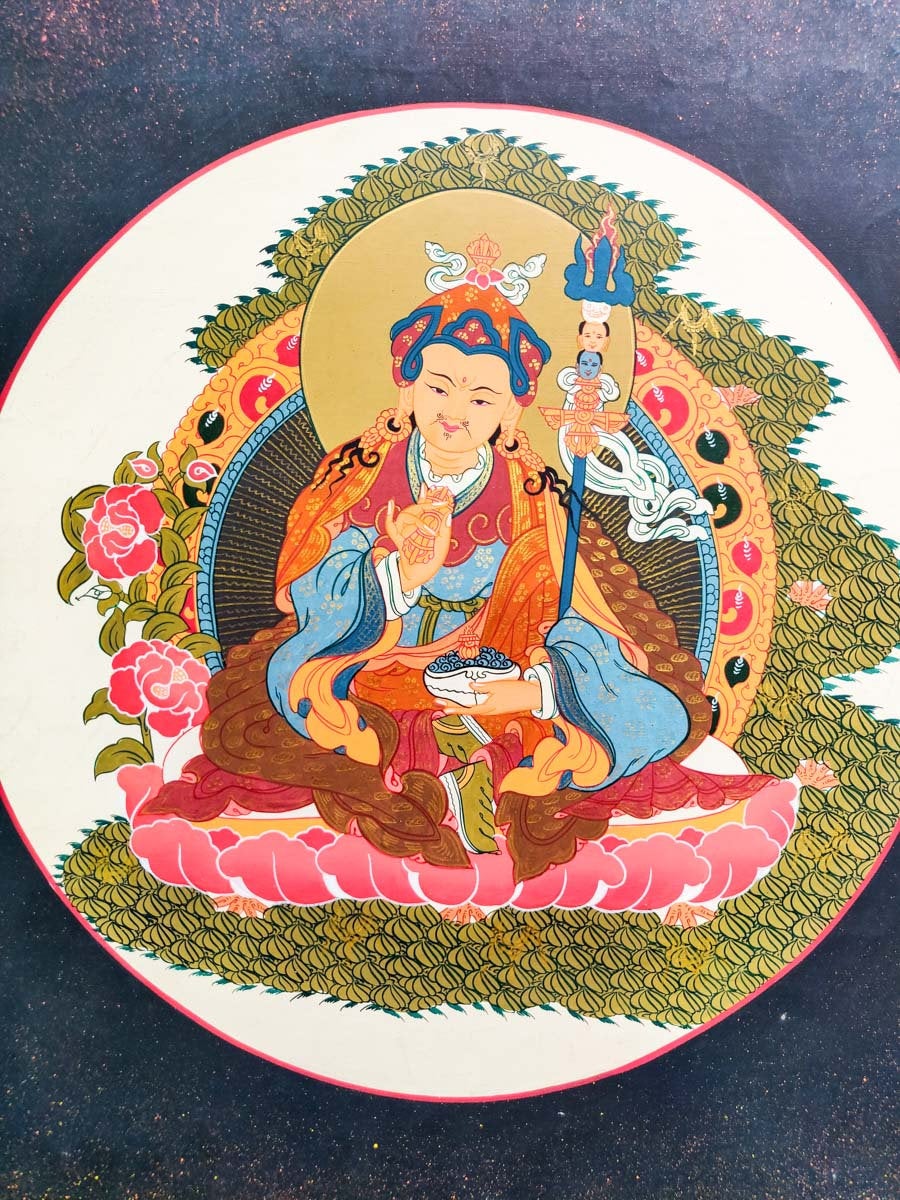Guru Padmasambhava or Guru Rinpoche Thangka - Lucky Thanka