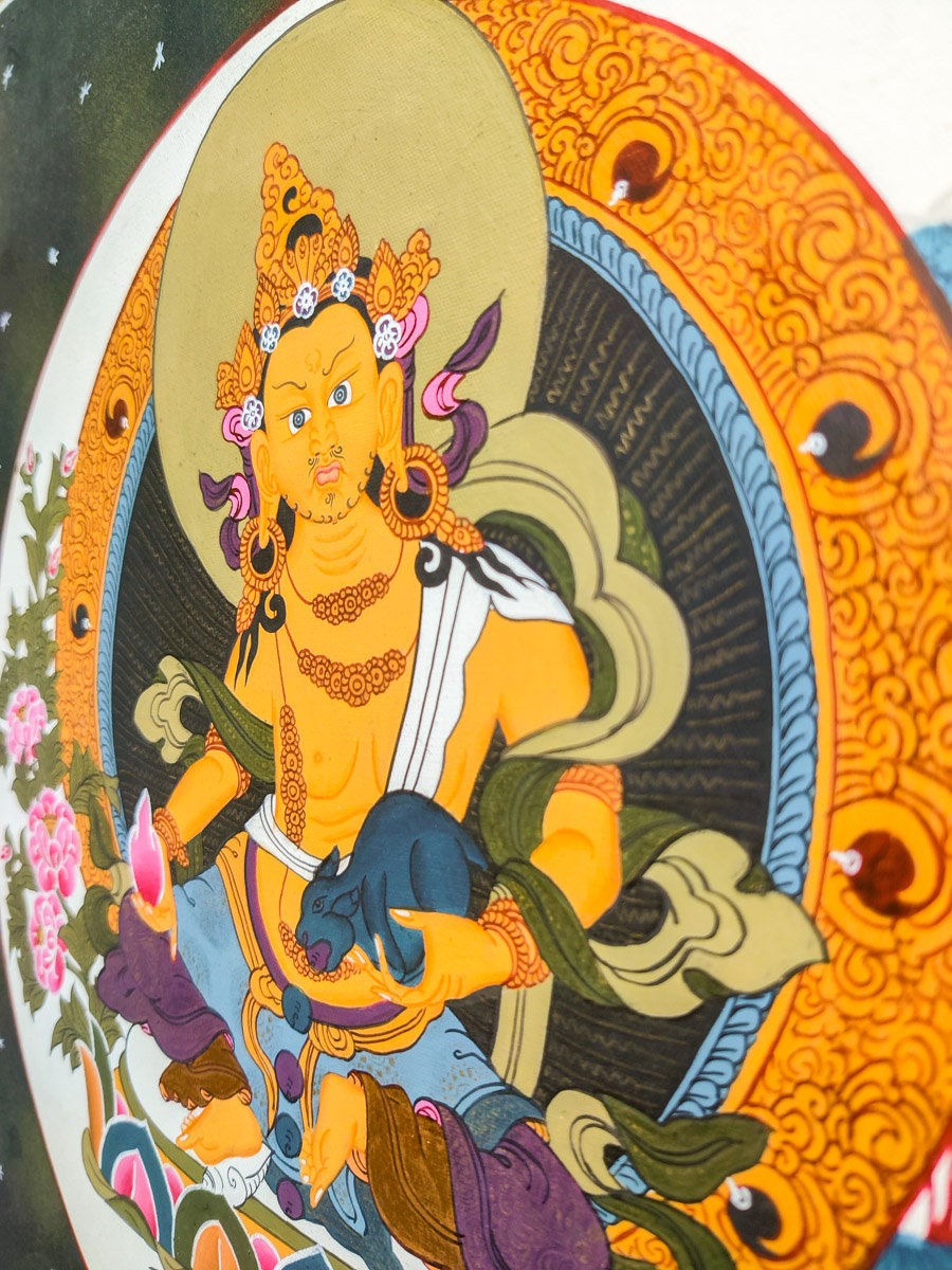 Phul Kuber Thangka Painting - Lucky Thanka
