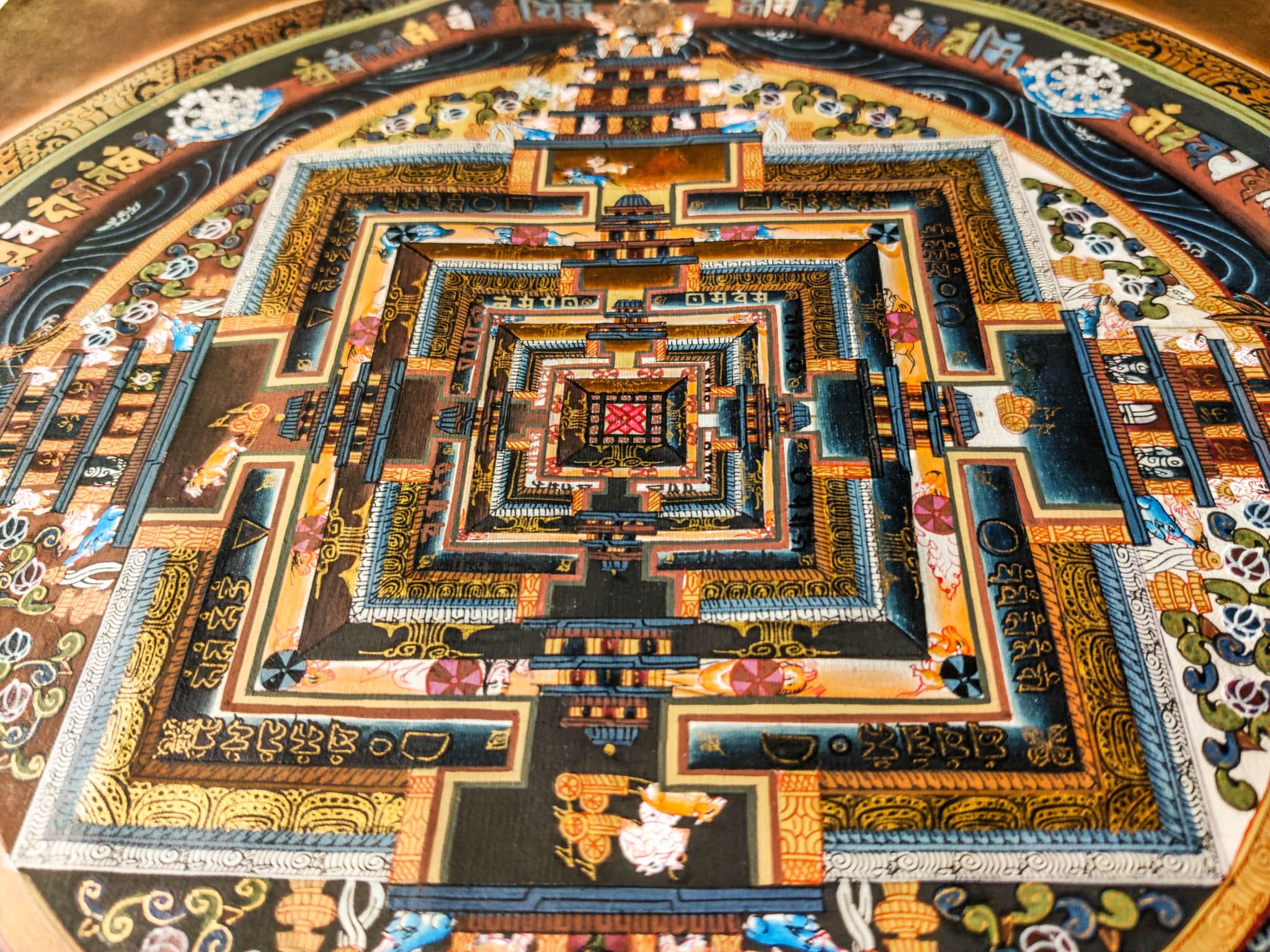 Tibetan Mandala - Lucky Thanka