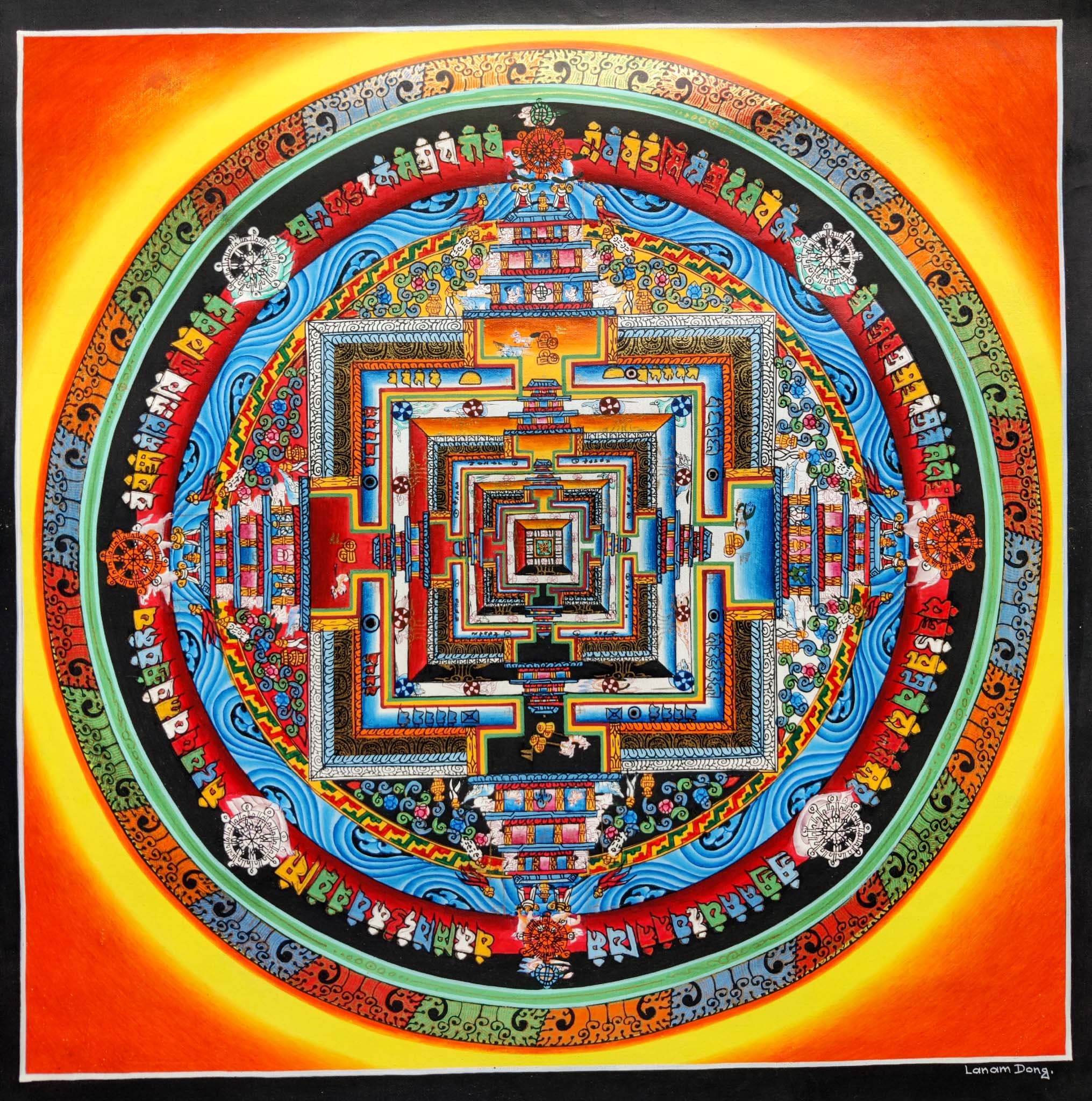 Best Mandala Painting - Lucky Thanka