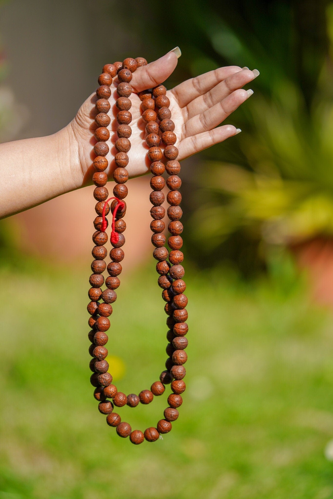 Antique Dark Bodhi Mala - Lucky Thanka