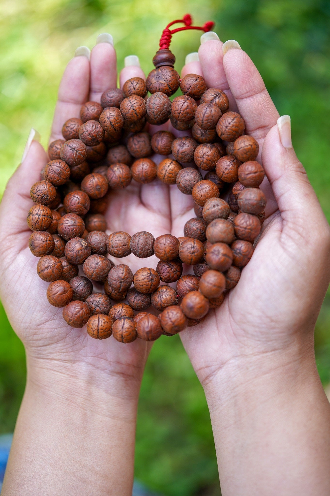 Antique Dark Bodhi Mala - Lucky Thanka