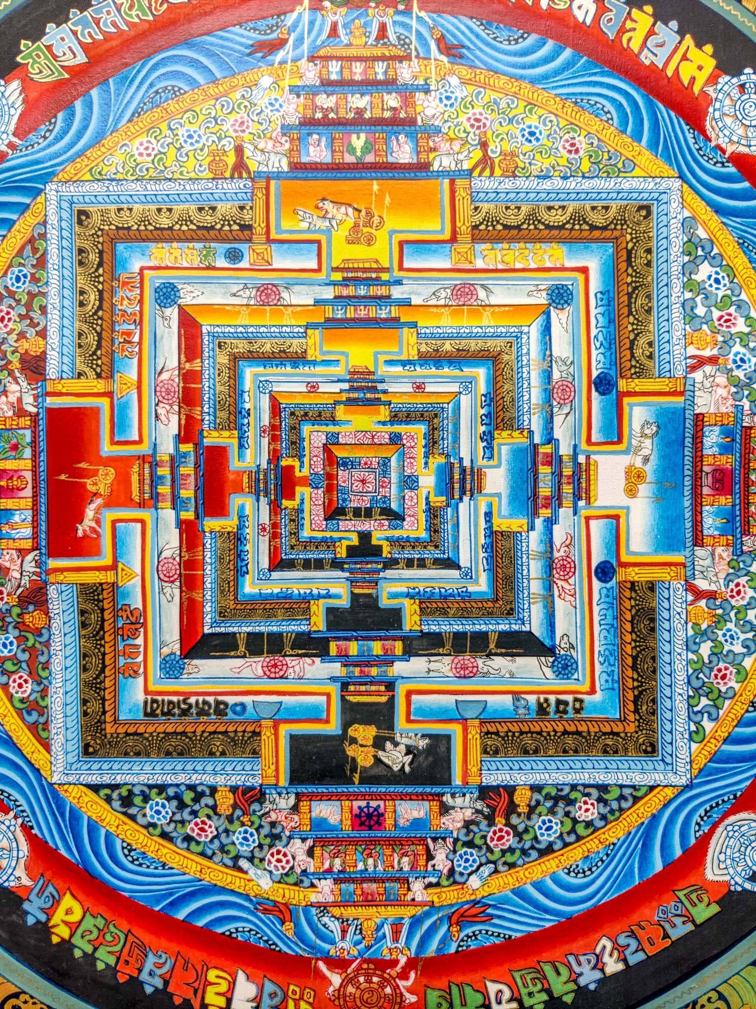 Best Quality Kalchakra Mandala - Lucky Thanka