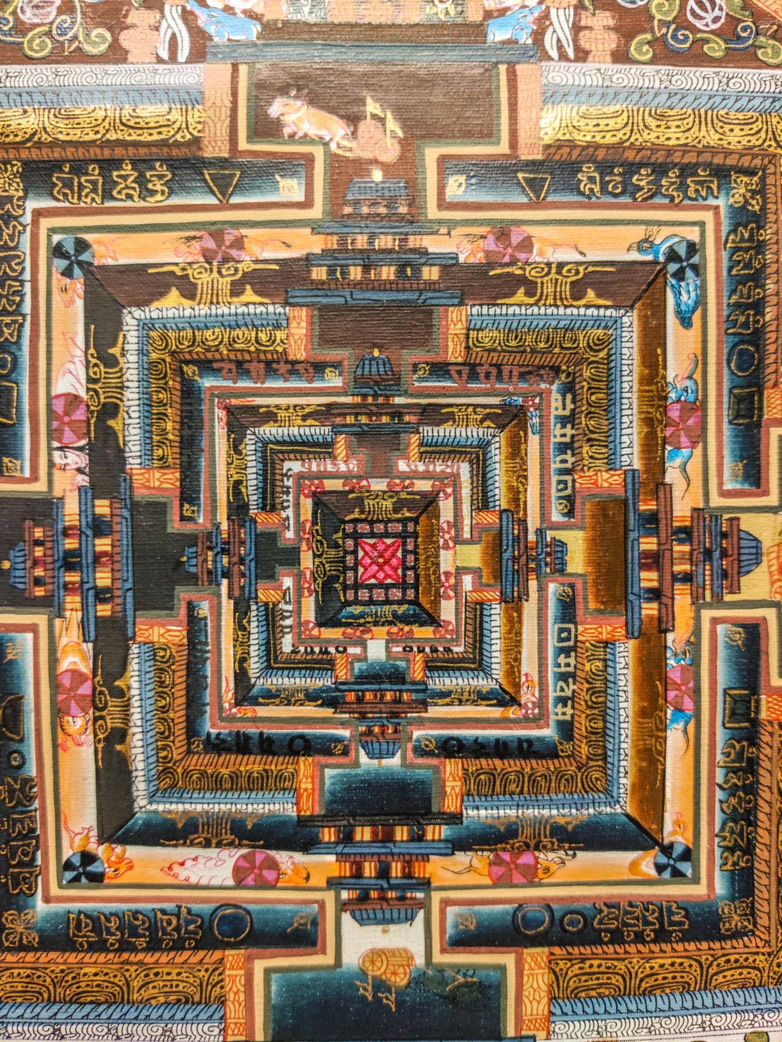 Tibetan Mandala - Lucky Thanka